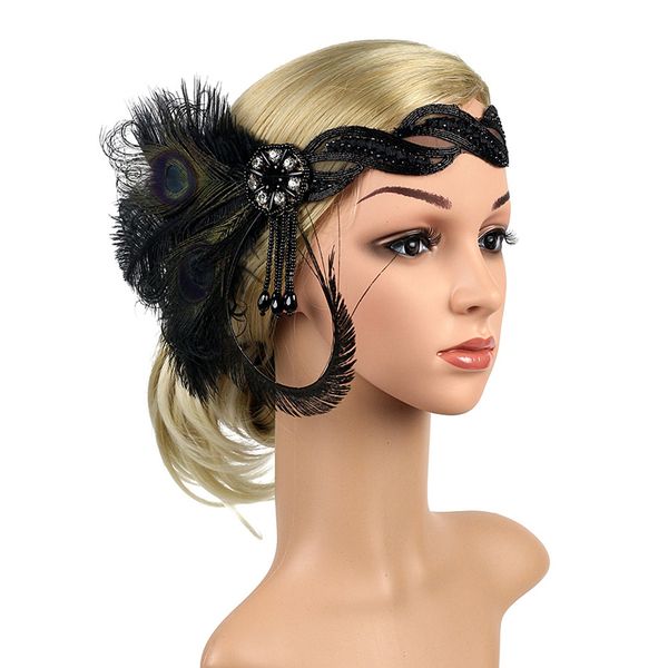 art deco elastic 1920s party bridal headdress headpiece costume accessories feather flapper women headband vintage prom
art deco elastic 1920s party bridal headdress headpiece costume accessories feather flapper women headband vintage prom