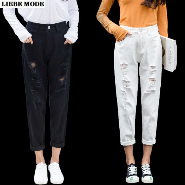 черный белый рваные джинсы для женщин boyfriend style summer сыпучие denim брюки голеностопного длина гареме жан femme, Blue
черный белый рваные джинсы для женщин boyfriend style summer сыпучие denim брюки голеностопного длина гареме жан femme, Blue