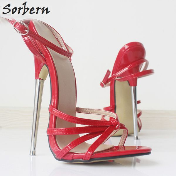 sorbern plus size women sandals metal 18cm high heels buckle strap real image sandals women large size 36-46 custom color, Black
sorbern plus size women sandals metal 18cm high heels buckle strap real image sandals women large size 36-46 custom color, Black
