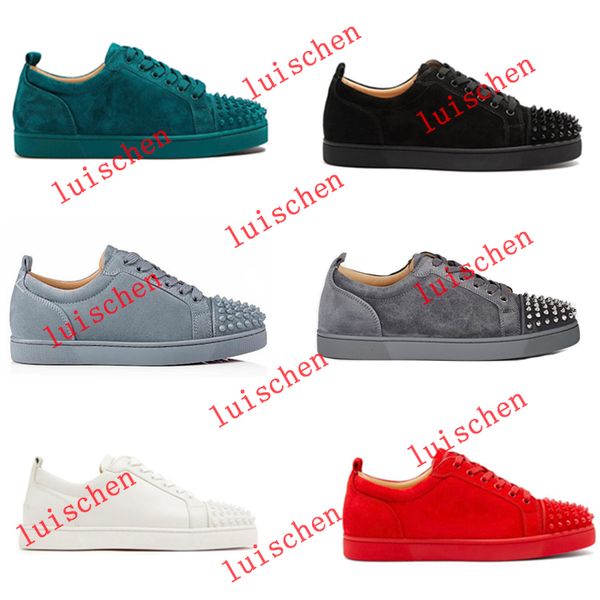 designer shoes red bottom junior studded spikes sneakers mens real leather trainers party shoes us 5-12.5, Black
designer shoes red bottom junior studded spikes sneakers mens real leather trainers party shoes us 5-12.5, Black