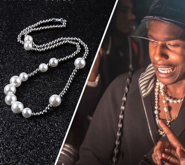 asap rocky wu yi все pearl из нержавеющей стали шарик split совместное ожерелье hip hop trendsetter мужчины и женщины украшения, Black
asap rocky wu yi все pearl из нержавеющей стали шарик split совместное ожерелье hip hop trendsetter мужчины и женщины украшения, Black
