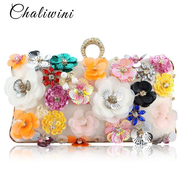 evening bags chaliwini socialite women flower wedding party bridal beaded purse crystal clutch handbag
evening bags chaliwini socialite women flower wedding party bridal beaded purse crystal clutch handbag