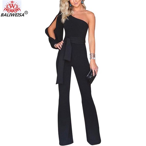 elegant one shoulder sleeve slit jumpsuit women casual long sleeve lace up bandage women jumpsuit outfit female body overalls, Black;white
elegant one shoulder sleeve slit jumpsuit women casual long sleeve lace up bandage women jumpsuit outfit female body overalls, Black;white