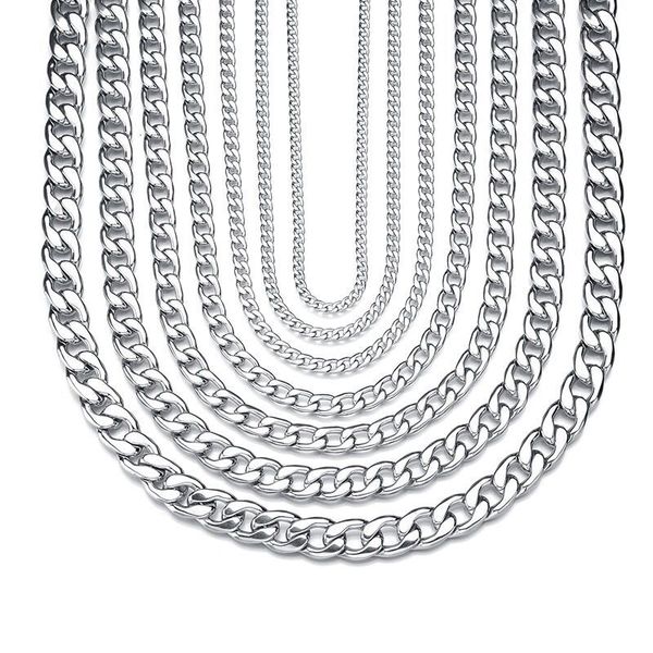 mxgxfam 55cm 316l titanium steel classical style chain necklaces for men women fashion jewelry white gold color different size, Silver
mxgxfam 55cm 316l titanium steel classical style chain necklaces for men women fashion jewelry white gold color different size, Silver