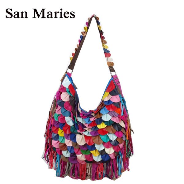 bohemian popular new women handbag tassel ruffles cross body bag colorful patchwork shoulder bags sheepskin handbags for female
bohemian popular new women handbag tassel ruffles cross body bag colorful patchwork shoulder bags sheepskin handbags for female