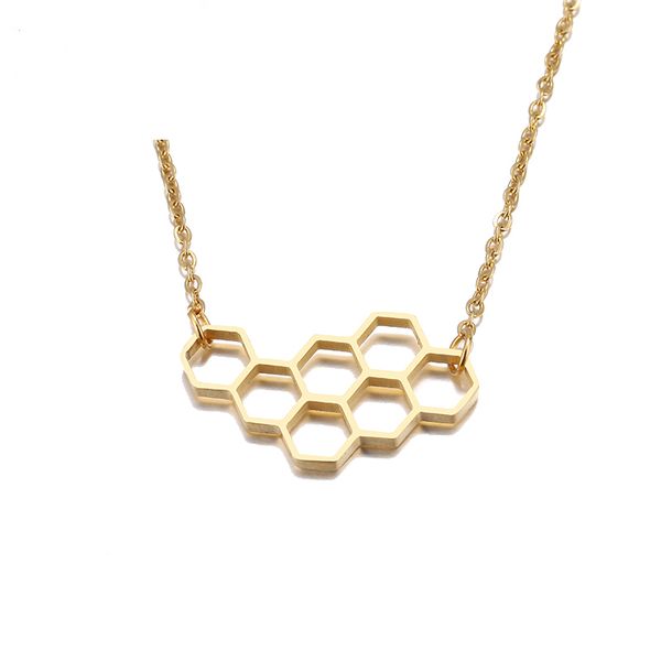 jewelry gift stainless steel necklace for women lover's heart honeycomb bee animal pendant choker necklace jewelry party prom gift fema, Silver
jewelry gift stainless steel necklace for women lover's heart honeycomb bee animal pendant choker necklace jewelry party prom gift fema, Silver