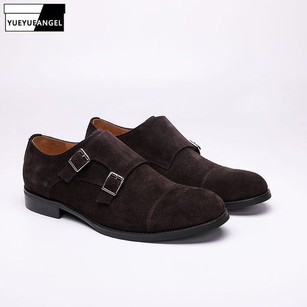 2019 new handmade genuine leather buckle fashion business office party wedding designer men monk shoes british dress zapatos, Black
2019 new handmade genuine leather buckle fashion business office party wedding designer men monk shoes british dress zapatos, Black