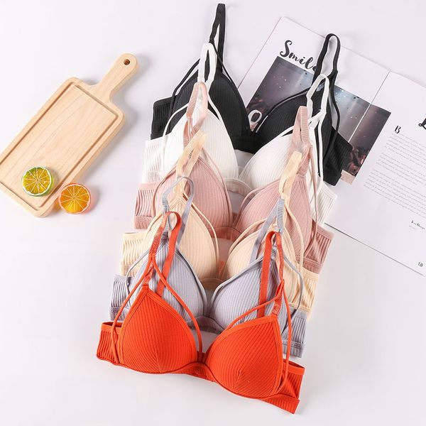 seamless soft bras for women wireless push up bra bralette backless female underwear brassiere lingerie intimates, Red;black
seamless soft bras for women wireless push up bra bralette backless female underwear brassiere lingerie intimates, Red;black