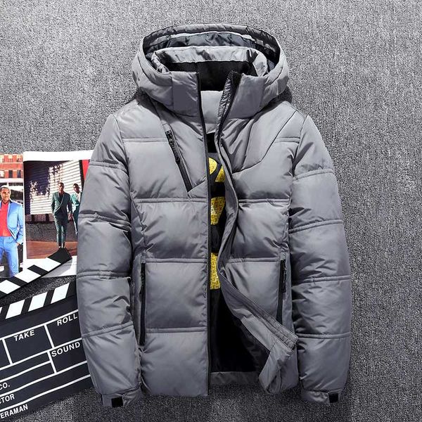 2020 winter men white duck down jacket casual windproof warm jackets and coats slim fit gray parkas, Black
2020 winter men white duck down jacket casual windproof warm jackets and coats slim fit gray parkas, Black