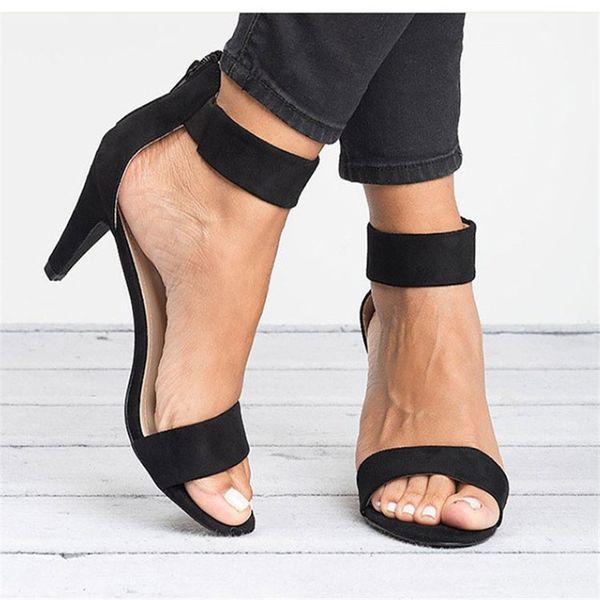 women sandals elegant high heels sandals shoes women plus size 43 peep toe summer sandalias mujer new leopard heel shoes, Black
women sandals elegant high heels sandals shoes women plus size 43 peep toe summer sandalias mujer new leopard heel shoes, Black