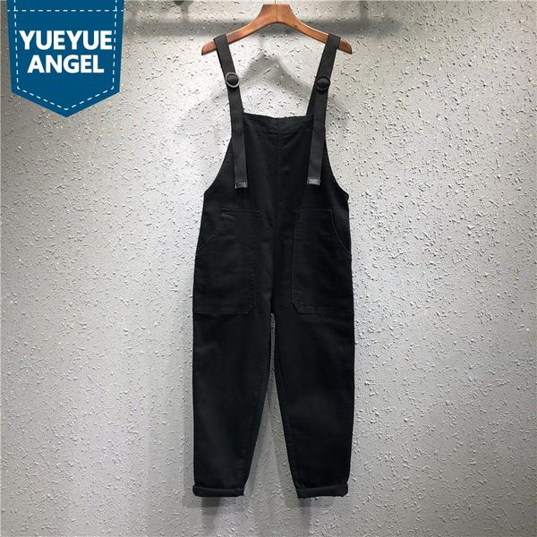 2019 spring summer new stretch black denim overalls women loose fit ankle-length harem pants casual pockets jumpsuit female, Blue
2019 spring summer new stretch black denim overalls women loose fit ankle-length harem pants casual pockets jumpsuit female, Blue