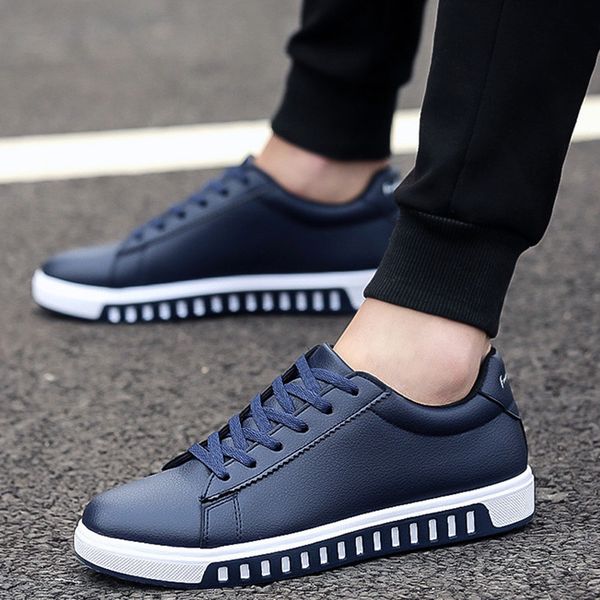 men sports shoes running board shoes casual leather single inside the increase sneakers, Black
men sports shoes running board shoes casual leather single inside the increase sneakers, Black