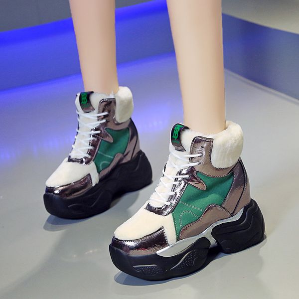 winter warm sneakers platform women thick sole leather boots casual shoes fur snow shoes ankle boots women breathable footwear, Black
winter warm sneakers platform women thick sole leather boots casual shoes fur snow shoes ankle boots women breathable footwear, Black