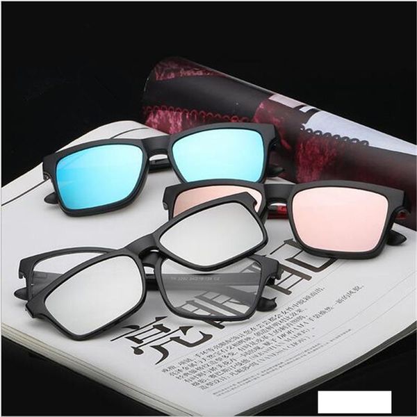 2 in 1 magnetic clip on polarized sunglasses opical glasses frame prescription eyeglasses spectacles brand designer women men, Silver
2 in 1 magnetic clip on polarized sunglasses opical glasses frame prescription eyeglasses spectacles brand designer women men, Silver