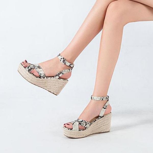 8cm high heel sandals for women summer snake pattern rome sandals platform wedge heels colorful, Black
8cm high heel sandals for women summer snake pattern rome sandals platform wedge heels colorful, Black