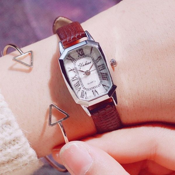 square small simple women dress watches leather female clock women's fashion mini design wristwatches christmas girls gift, Slivery;brown
square small simple women dress watches leather female clock women's fashion mini design wristwatches christmas girls gift, Slivery;brown