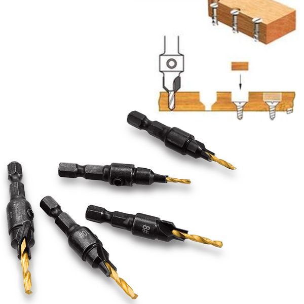 5pcs countersink drill woodworking drill bit set drilling pilot holes for screw sizes #5 #6 #8 #10 #12
5pcs countersink drill woodworking drill bit set drilling pilot holes for screw sizes #5 #6 #8 #10 #12