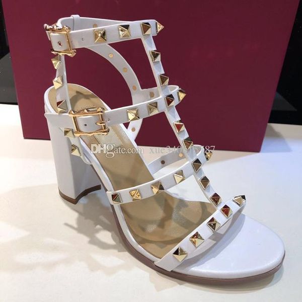 new arrival 2019 rivets fashion design lady sandals european women's rivets sandals 6.5 cm 9.5 cm heels big size 41 42 with box, Black
new arrival 2019 rivets fashion design lady sandals european women's rivets sandals 6.5 cm 9.5 cm heels big size 41 42 with box, Black