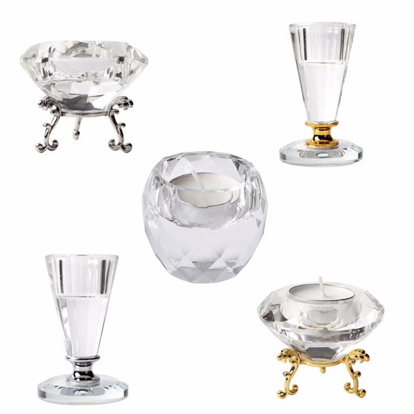 5 kinds mini crystal candle holder glass candlestick for wedding decorative home decor
5 kinds mini crystal candle holder glass candlestick for wedding decorative home decor