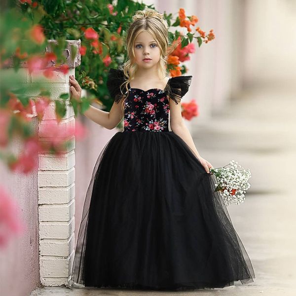 2020 girl's dress floral printed lace mesh long princess dresses children clothing party evening dress, Red;yellow
2020 girl's dress floral printed lace mesh long princess dresses children clothing party evening dress, Red;yellow