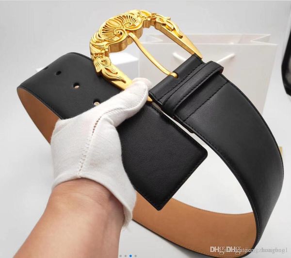 fashion smooth buckle black belts men leisure waistband women genuine leather casual strap swallow buckle belts, Black;brown
fashion smooth buckle black belts men leisure waistband women genuine leather casual strap swallow buckle belts, Black;brown