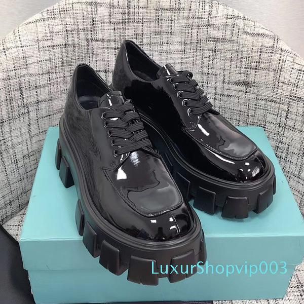 2019 fashion designer women shoes fashion british shoes round toe martin shoe patent leather thick bottom round toes matte leather, Black
2019 fashion designer women shoes fashion british shoes round toe martin shoe patent leather thick bottom round toes matte leather, Black