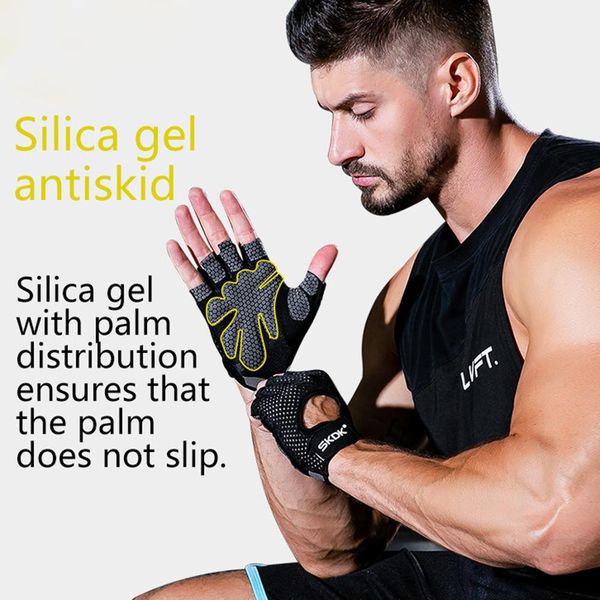 fitness glove gym full palm protection for fitness weightlift cycling yoga training breathable fingerless gloves men women, Blue;gray
fitness glove gym full palm protection for fitness weightlift cycling yoga training breathable fingerless gloves men women, Blue;gray