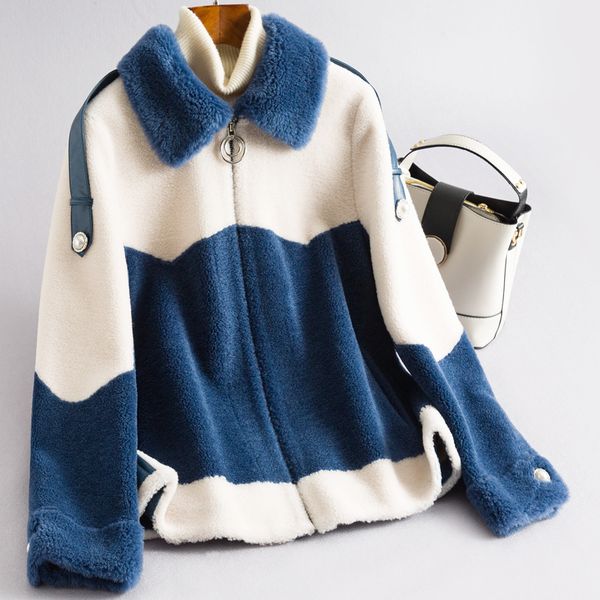 real fur coat female 100% wool jacket sheep shearling autumn winter coat women clothes 2020 korean vintage manteau femme, Black
real fur coat female 100% wool jacket sheep shearling autumn winter coat women clothes 2020 korean vintage manteau femme, Black