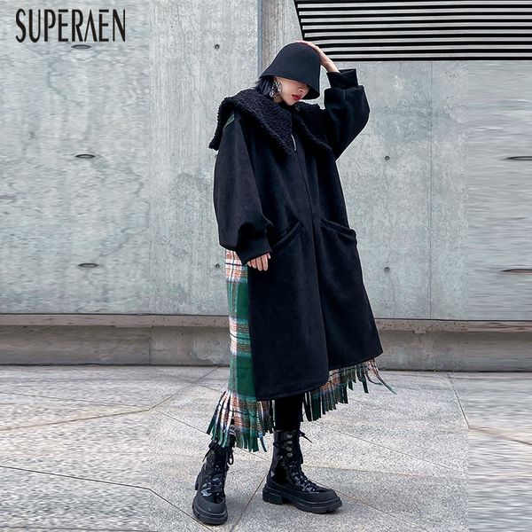 superaen fashion woolen coat women 2019 new autumn and winter pluz size loose long-sleeved ladies woolen coat female, Black
superaen fashion woolen coat women 2019 new autumn and winter pluz size loose long-sleeved ladies woolen coat female, Black