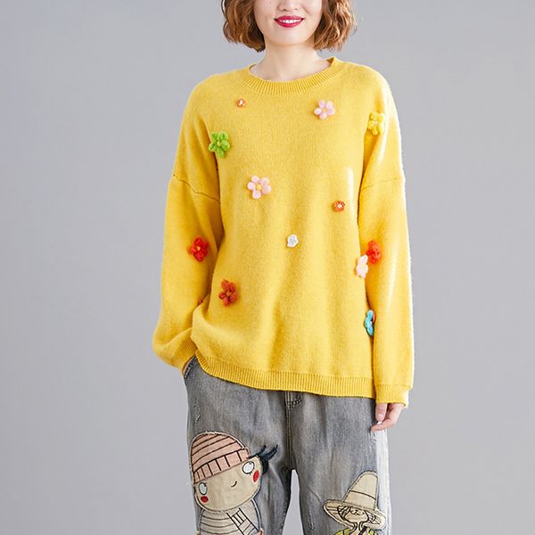 flower sweater women candy color long sleeve warm autumn winter sweater female pullovers fashion korean style pullovers ladies, White;black
flower sweater women candy color long sleeve warm autumn winter sweater female pullovers fashion korean style pullovers ladies, White;black