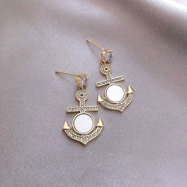 s1252 fashion jewelry s925 silver post earrings zircon anchor earrings dangle stud earring
s1252 fashion jewelry s925 silver post earrings zircon anchor earrings dangle stud earring