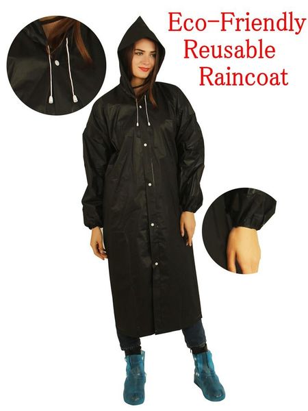 eva eco friendly reusable raincot for women men travel outdoor raincoats long rain wear fy6057
eva eco friendly reusable raincot for women men travel outdoor raincoats long rain wear fy6057