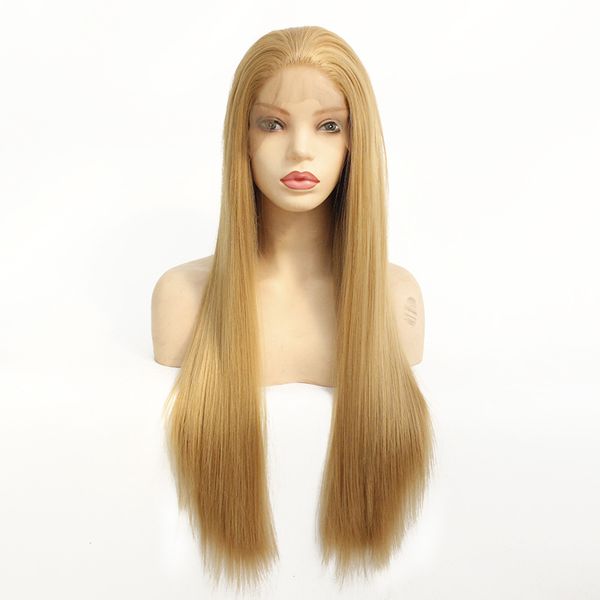new designer fashion lace front wig sell synthetic hair wig traceless hairline classic blond long straight hair split full head set, Black;brown
new designer fashion lace front wig sell synthetic hair wig traceless hairline classic blond long straight hair split full head set, Black;brown