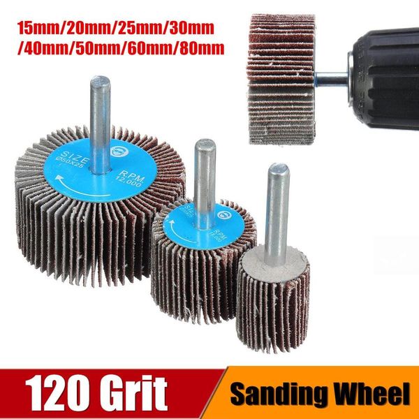 120 grit sanding flap wheel 15-80mm sanding flap wheel polishing grinding rotary drill tool disc grit sandpaper rotary accessory
120 grit sanding flap wheel 15-80mm sanding flap wheel polishing grinding rotary drill tool disc grit sandpaper rotary accessory