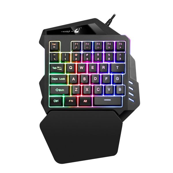 ZELOTES K13 USB Проводная однопользовательская игровая клавиатура RGB Light Многоцветная подсветка 35 клавиш Клавиатура YE1.9
ZELOTES K13 USB Проводная однопользовательская игровая клавиатура RGB Light Многоцветная подсветка 35 клавиш Клавиатура YE1.9