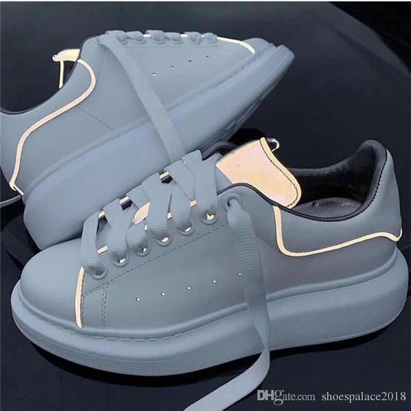 new arrivals mens womens fashion luxury platform shoes flat casual lady walking casual sneakers luminous fluorescent white shoes leather, Black
new arrivals mens womens fashion luxury platform shoes flat casual lady walking casual sneakers luminous fluorescent white shoes leather, Black