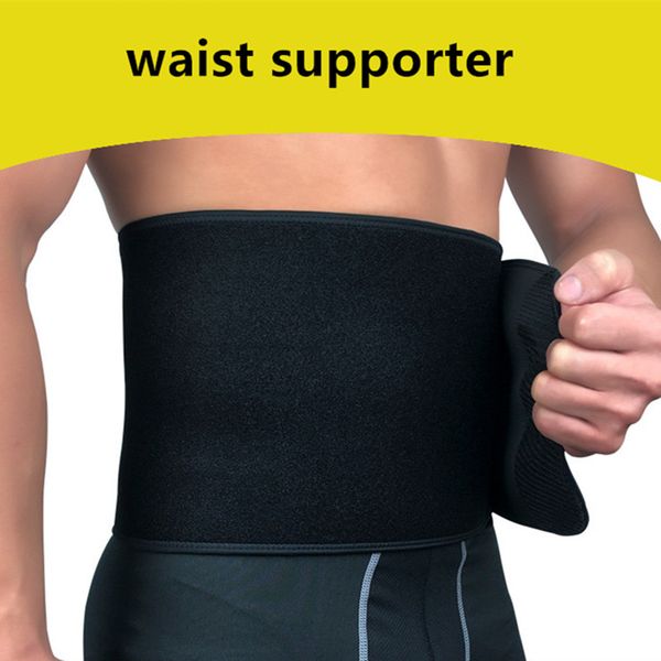 men women waist support sweat belt sports waist trimmer support safety back lumbar band protector, Black;gray
men women waist support sweat belt sports waist trimmer support safety back lumbar band protector, Black;gray