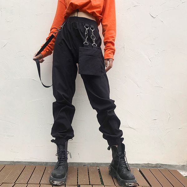 streetwear штаны женщины повседневная joggers черный высокая талия сыпучей женский брюки корейский стиль женские брюки капри, Black;white
streetwear штаны женщины повседневная joggers черный высокая талия сыпучей женский брюки корейский стиль женские брюки капри, Black;white