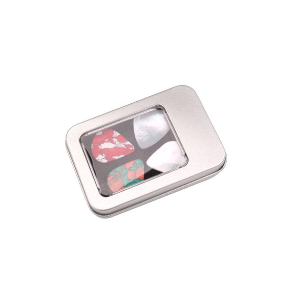 colorful guitar pick set with iron box assorted thickness guitar replacement parts 91x64x20mm
colorful guitar pick set with iron box assorted thickness guitar replacement parts 91x64x20mm