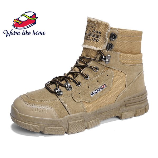 39-44 men's boots anti-slip winter shoes for men canvas warm winter semi-boots for men work safeti boots motocycle, Black
39-44 men's boots anti-slip winter shoes for men canvas warm winter semi-boots for men work safeti boots motocycle, Black