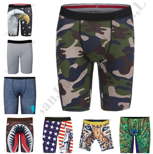 men's long boxer briefs staple fit quick dry underwear long underpants skateboard street trendy sports shorts boxers pants c111909, Camo
men's long boxer briefs staple fit quick dry underwear long underpants skateboard street trendy sports shorts boxers pants c111909, Camo