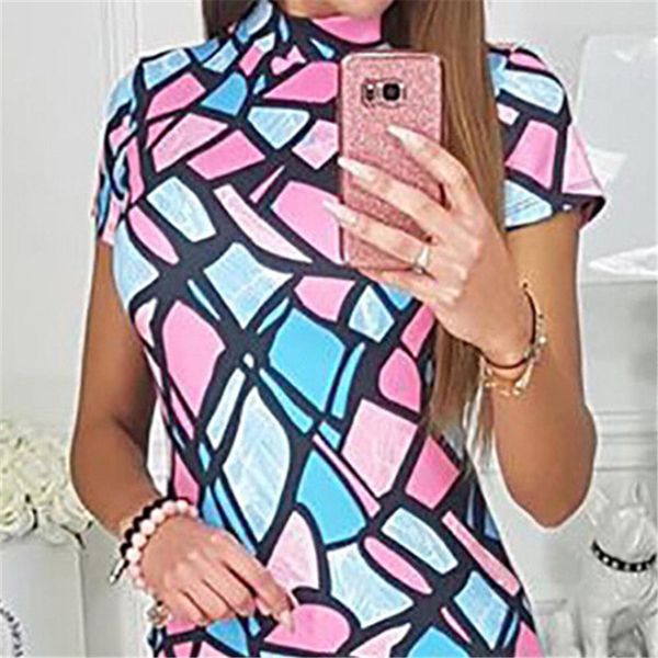 women geometry pattern summer dress new short sleeve club slim pencil dresses bodycon sundress party short mini dresses vestidos, Black;gray
women geometry pattern summer dress new short sleeve club slim pencil dresses bodycon sundress party short mini dresses vestidos, Black;gray