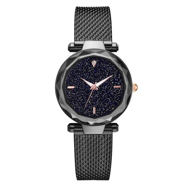 ladies magnetic watch women bracelet watches simple cool fashion without digital star sky dial ladie mesh with quartz watch, Slivery;brown
ladies magnetic watch women bracelet watches simple cool fashion without digital star sky dial ladie mesh with quartz watch, Slivery;brown