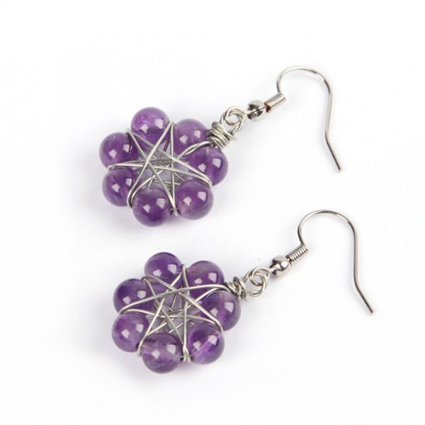 wholesale 10 pairs silver plated wire wrap amethyst stone dangle earrings for women opalite opal jewelry
wholesale 10 pairs silver plated wire wrap amethyst stone dangle earrings for women opalite opal jewelry