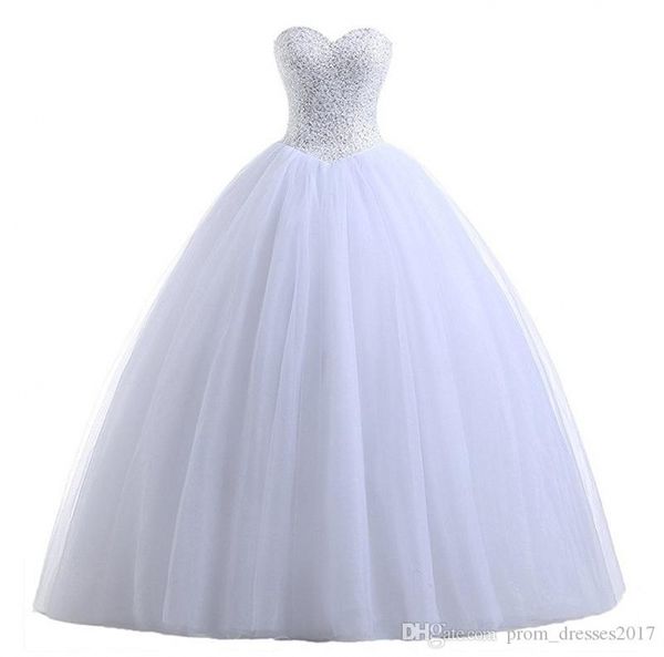 2020 beaded tulle ball gowns wedding dresses lace up white lvory sweetheart bridal gowns floor lengt
2020 beaded tulle ball gowns wedding dresses lace up white lvory sweetheart bridal gowns floor lengt