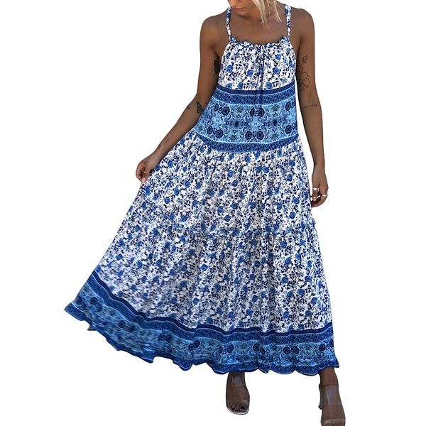 женщины платья лета boho цветочные печати макси платья пляжа длинные maxi boho, Black;gray
женщины платья лета boho цветочные печати макси платья пляжа длинные maxi boho, Black;gray