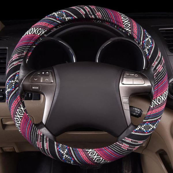 moqiu ethnic style car steering wheel cover - car steering wheel covers auto linen decoration accessories 37/38cm universal
moqiu ethnic style car steering wheel cover - car steering wheel covers auto linen decoration accessories 37/38cm universal