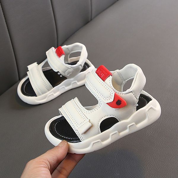summer children sandals for boys girls beach shoes sports kids white leather sandals fashion soft bottom non-slip toddler shoes t200604, Black;red
summer children sandals for boys girls beach shoes sports kids white leather sandals fashion soft bottom non-slip toddler shoes t200604, Black;red