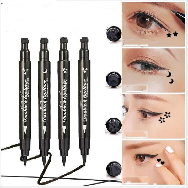 double side eyeliners design stamp thick black and quick dry fashion eyeliners pen eye makeup tools
double side eyeliners design stamp thick black and quick dry fashion eyeliners pen eye makeup tools