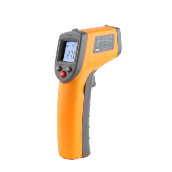

non contact digital laser infrared thermometer -50~360c (-58~680f) temperature pyrometer ir laser point gun tester gs320